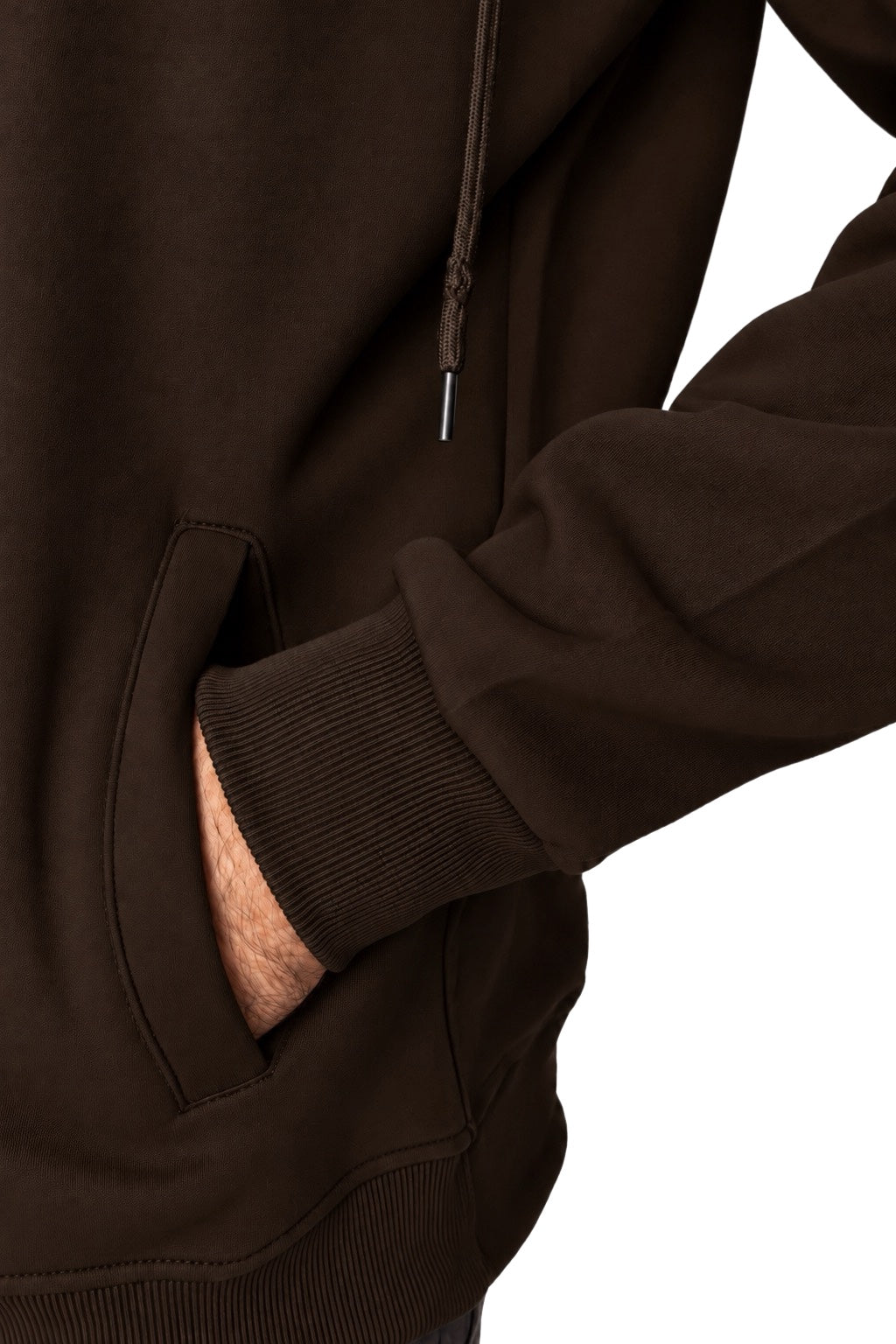 Felpa con zip e cappuccio Uomo