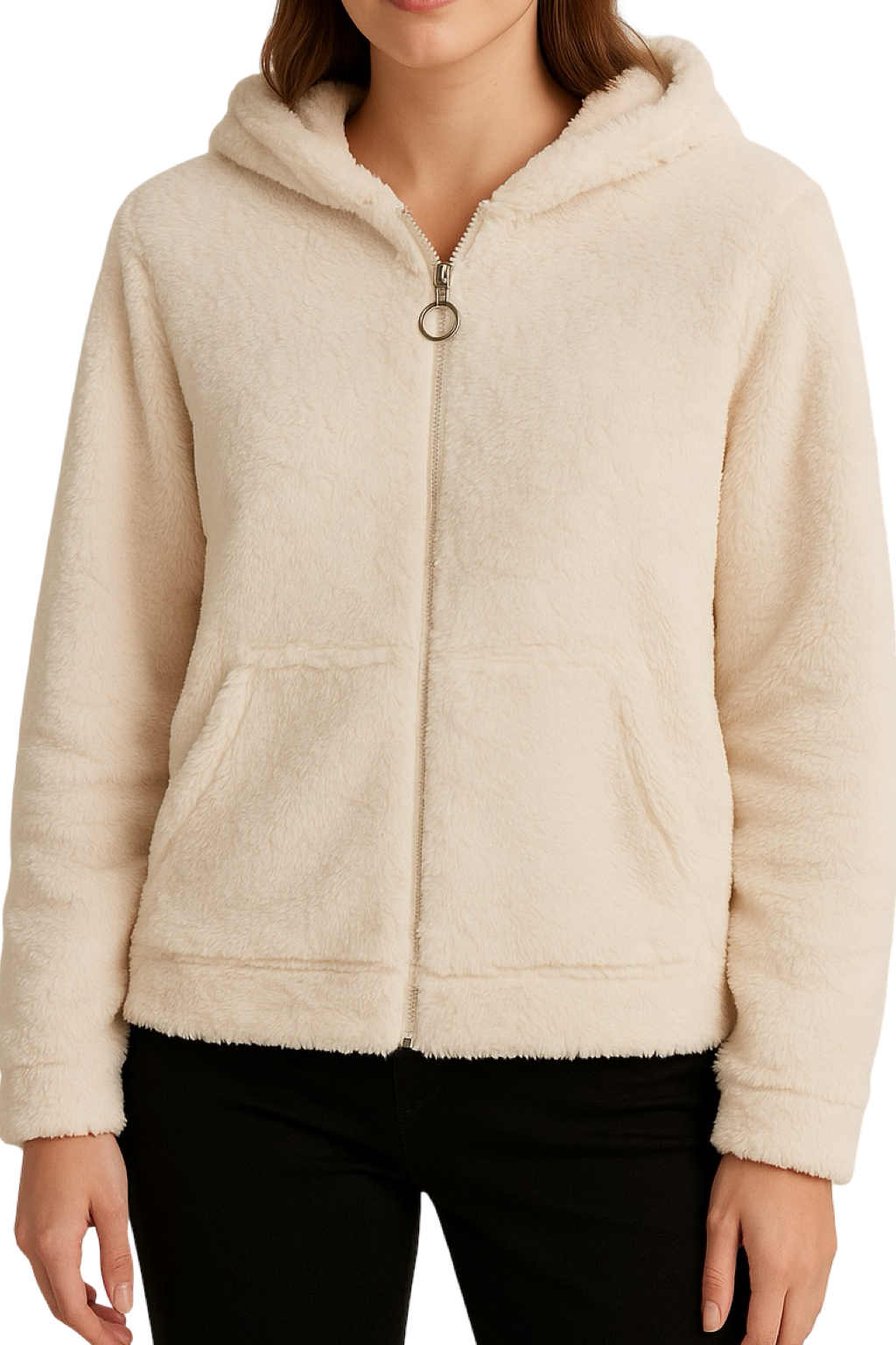 Pelliccia Stile Felpa