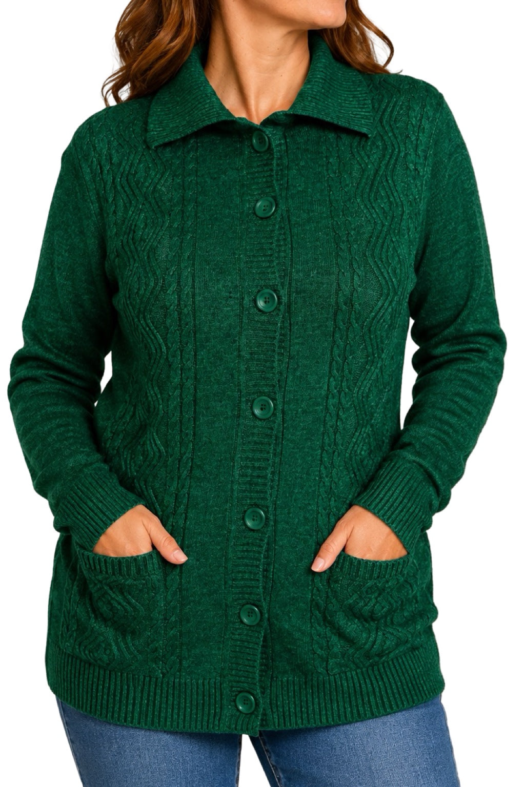 Cardigan Bottoni e Tasche