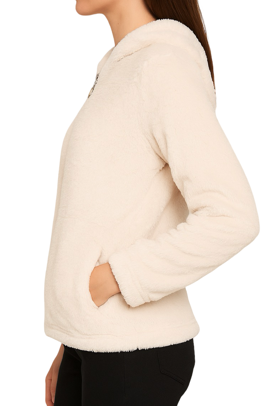 Pelliccia Stile Felpa