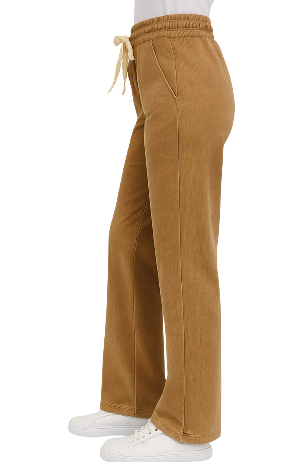 Pantaloni a costine in velluto