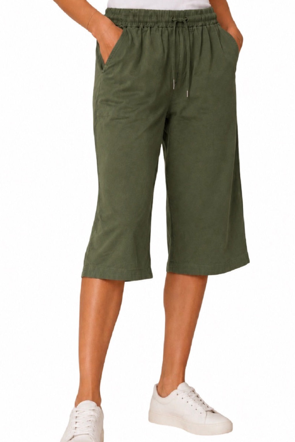 Pantaloni Capri Jeans color