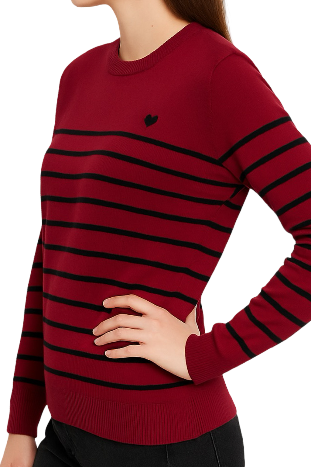 Maglia Cuoricino e Righe