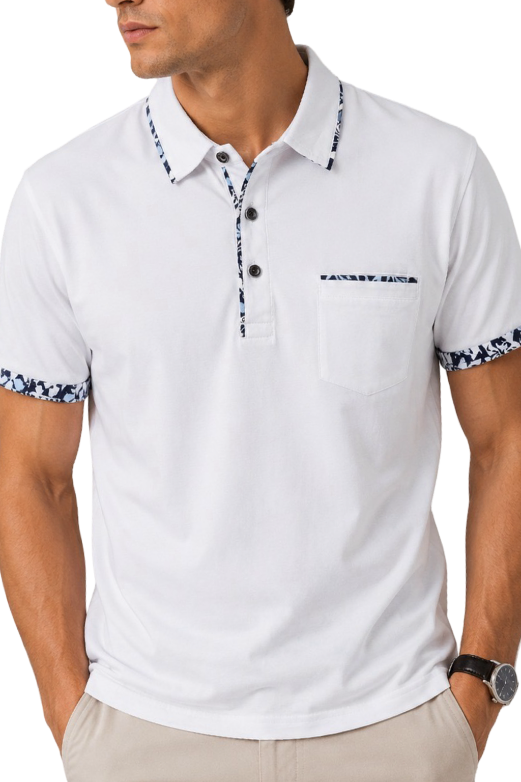 Polo Uomo Bordino Fantasia