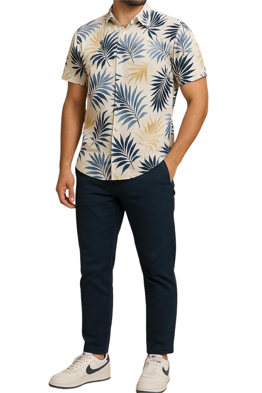 Camicia uomo Hawaiana