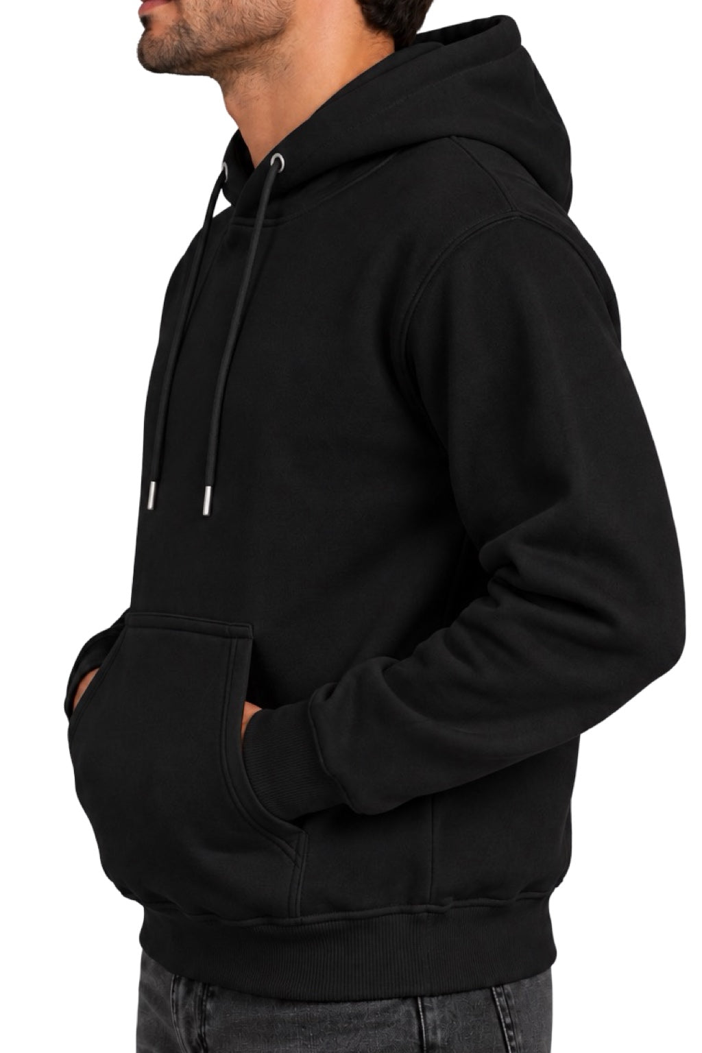 Felpa chiusa con cappuccio Uomo