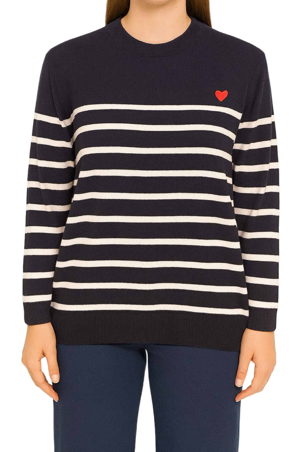 Maglia Cuoricino e Righe