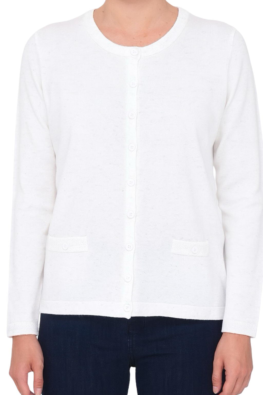 Cardigan Girocollo