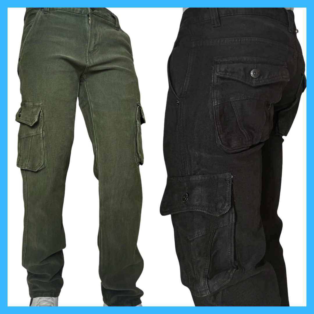 Pantaloni Cargo fondo ampio