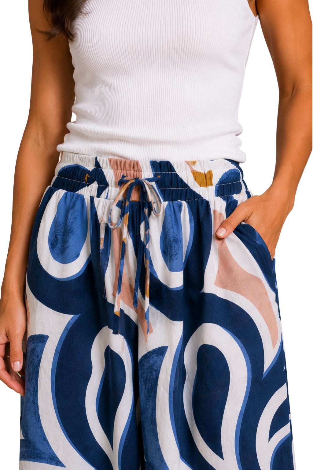 Pantaloni Capri Fantasia