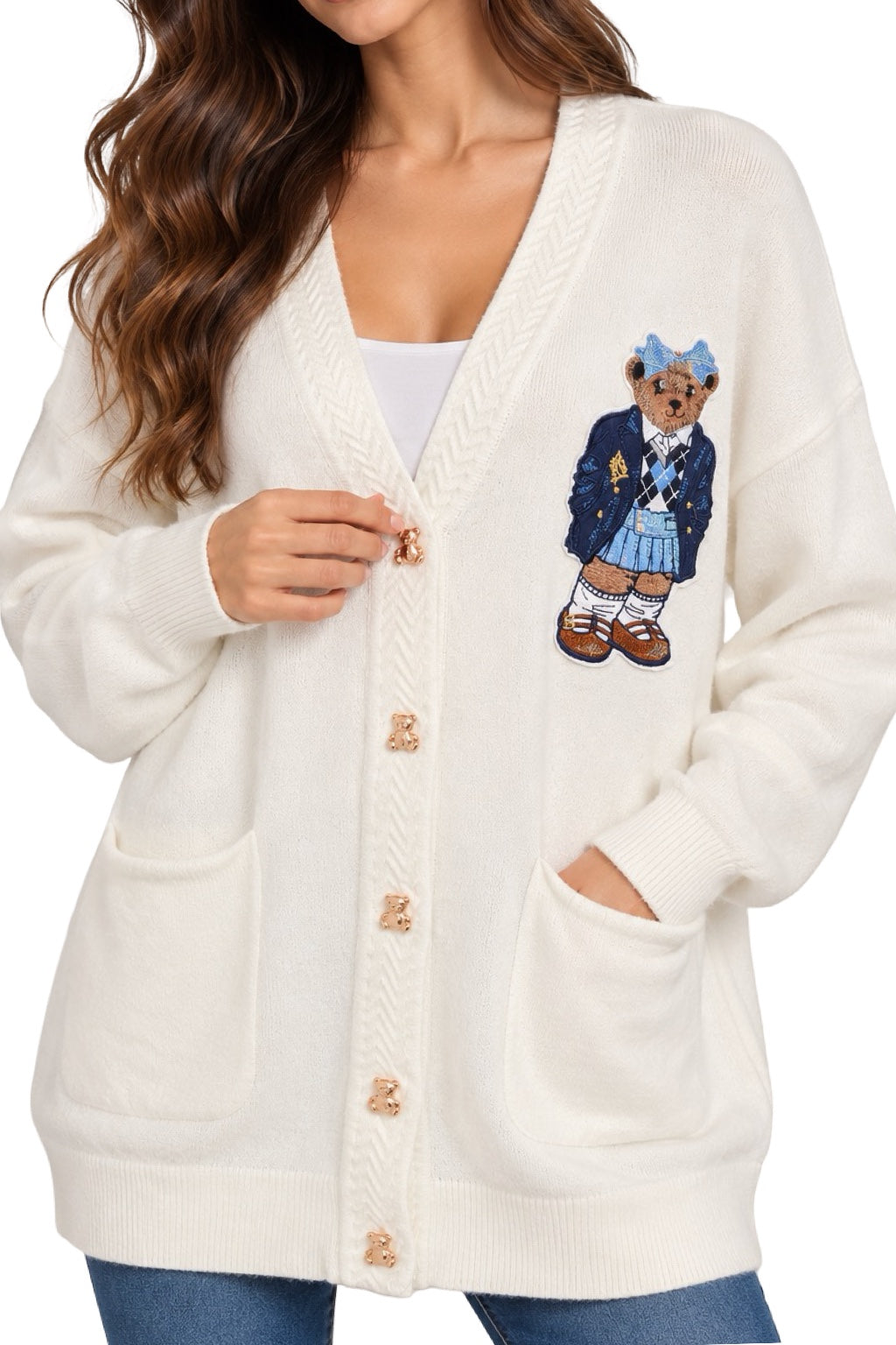 Cardigan Lungo Teddy