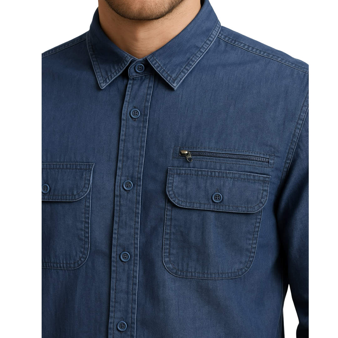 Camicia Jeans Uomo