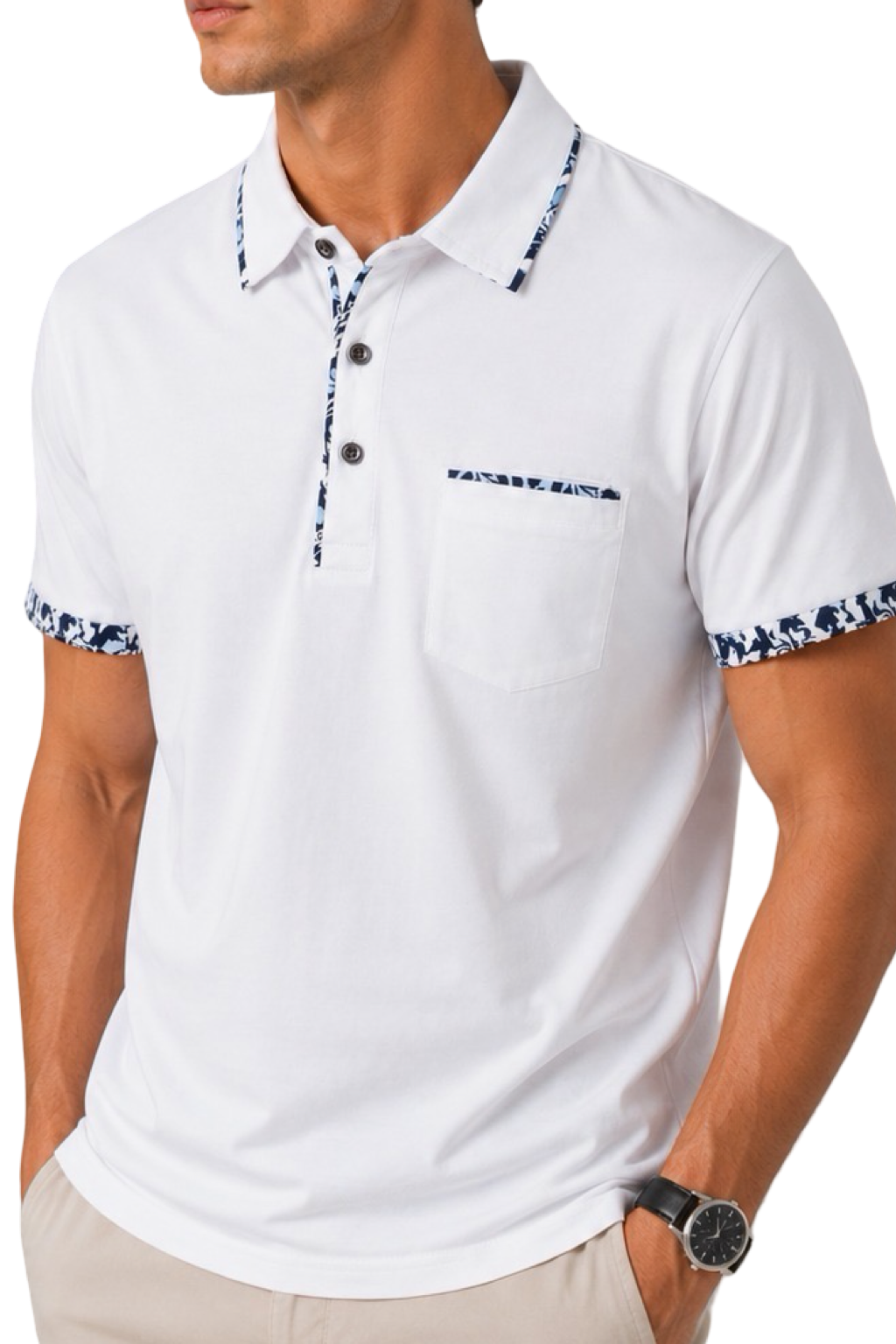 Polo Uomo Bordino Fantasia