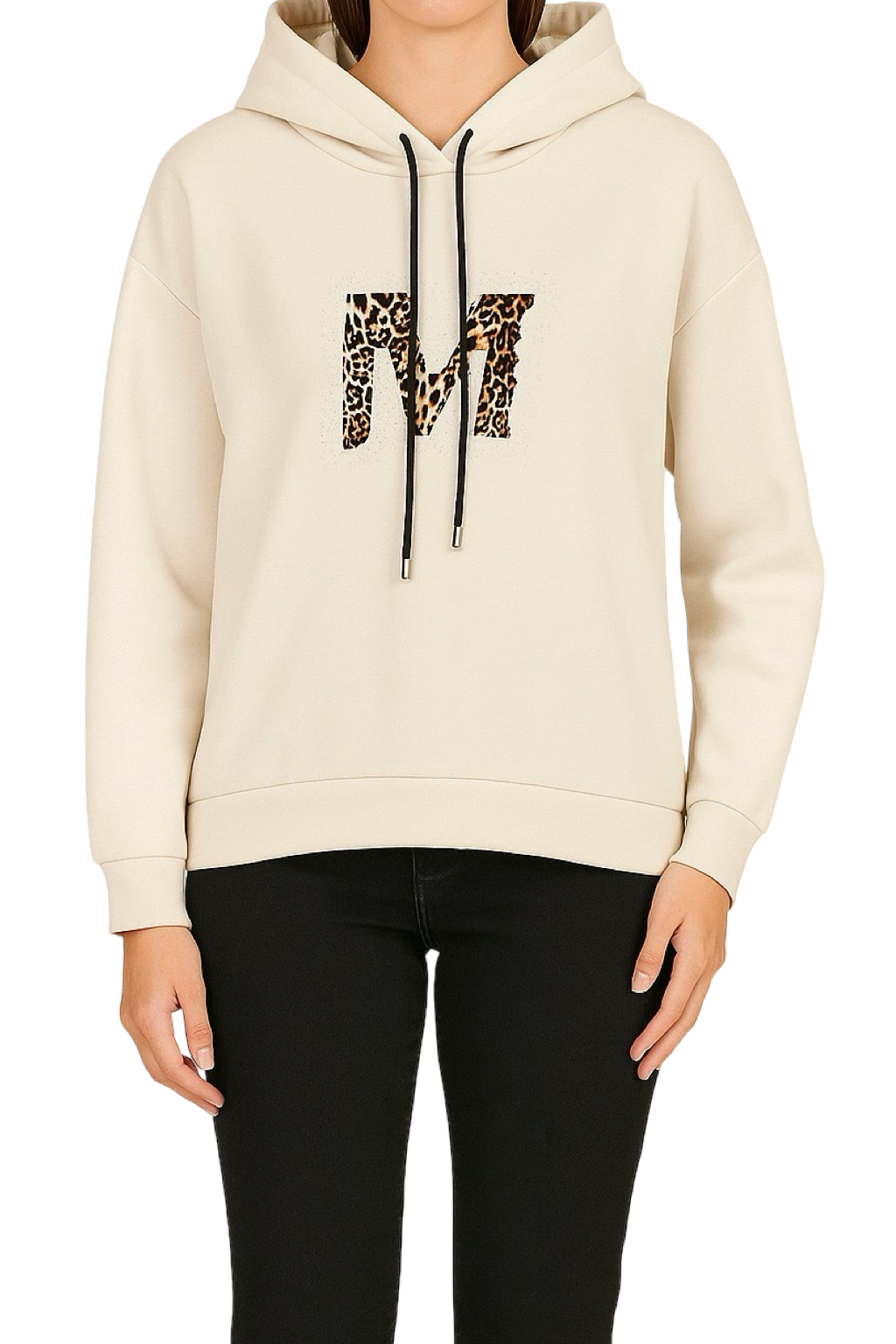 Felpa Comfort Stampa Maculata