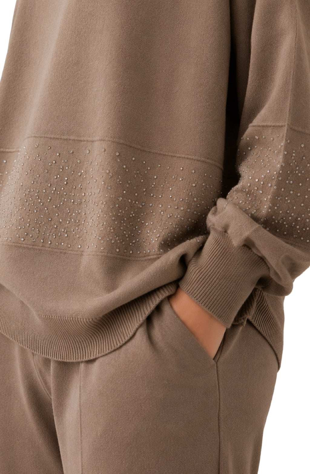 Maglia Lunga Fascia Paillettes