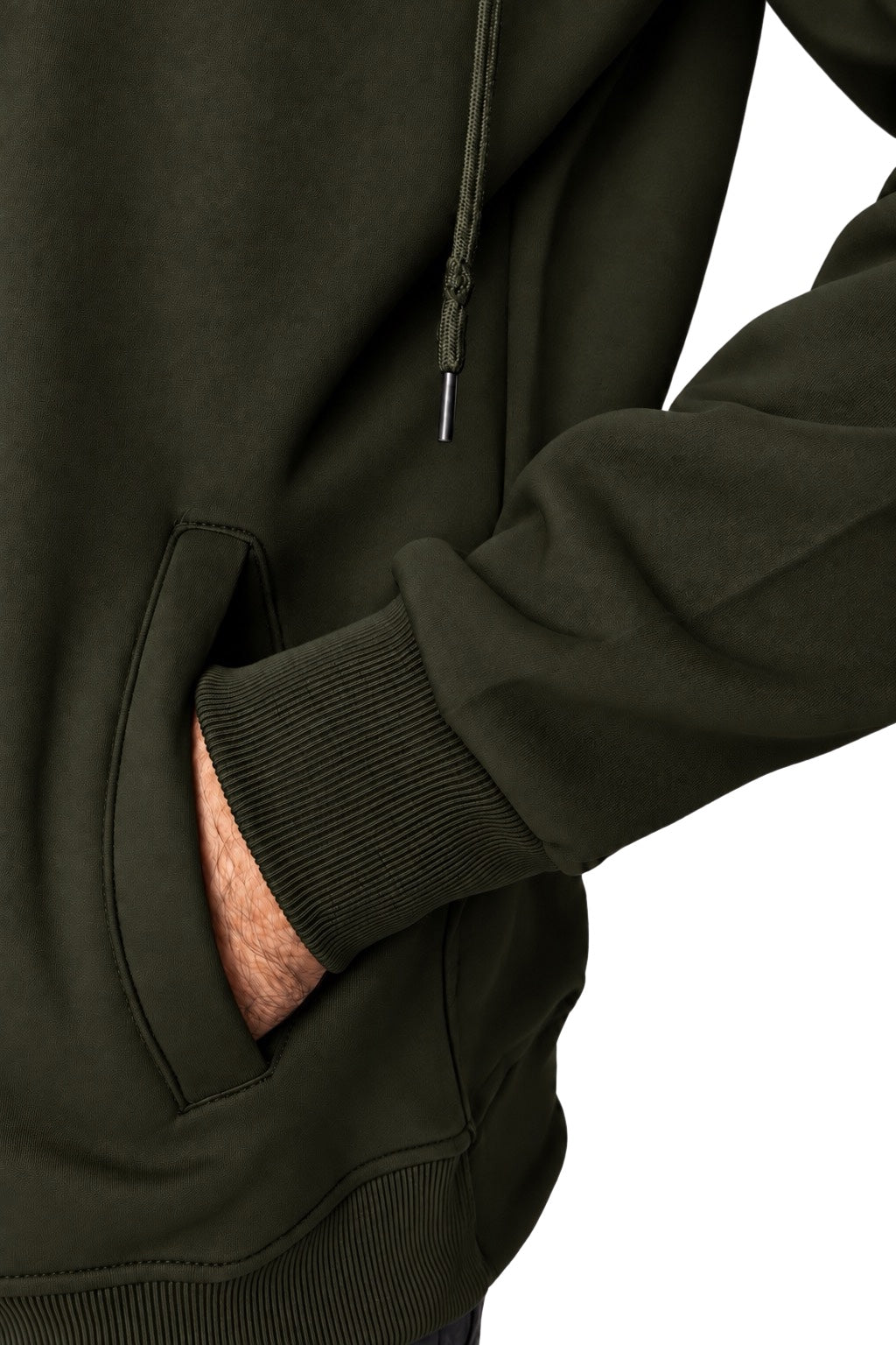 Felpa con zip e cappuccio Uomo