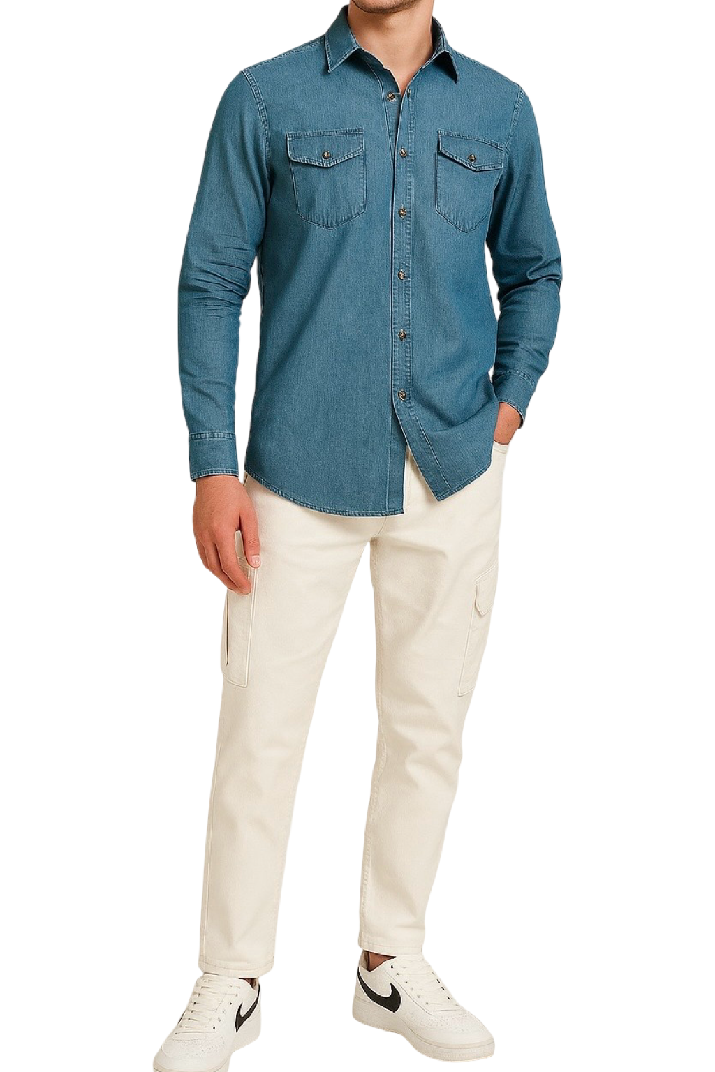 Camicia Jeans Uomo