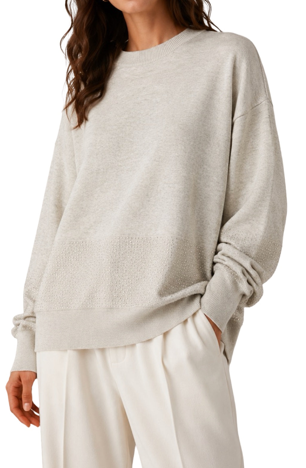 Maglia Lunga Fascia Paillettes