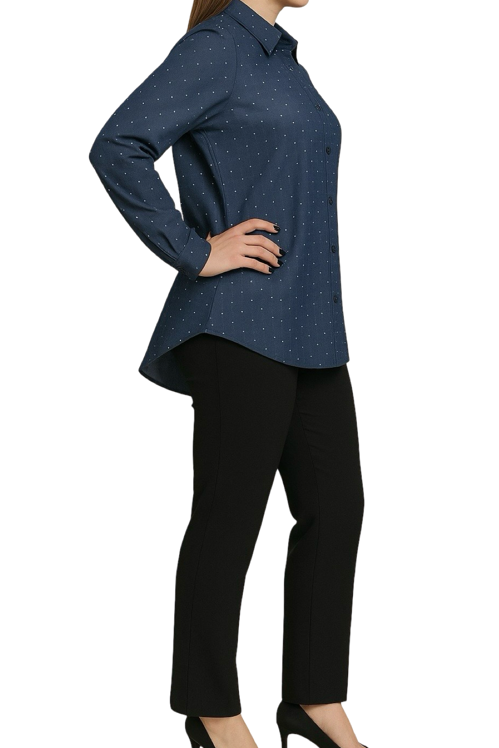 Camicia Jeans Brillantini