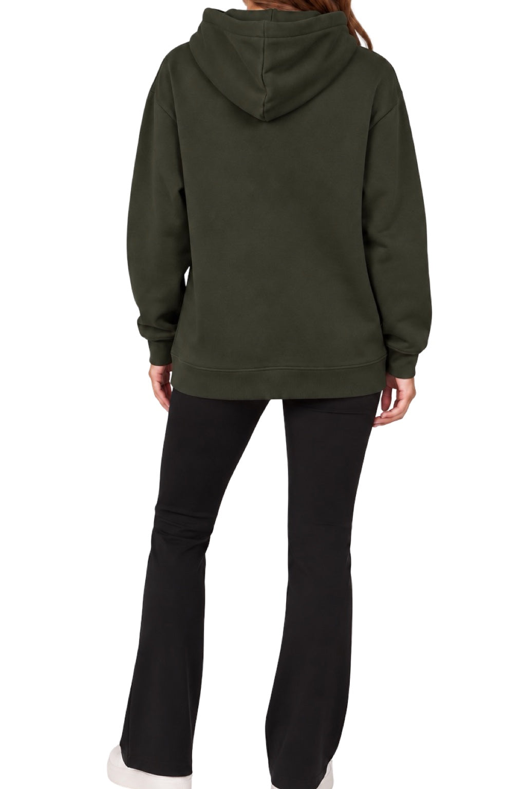Felpa con zip e cappuccio Donna