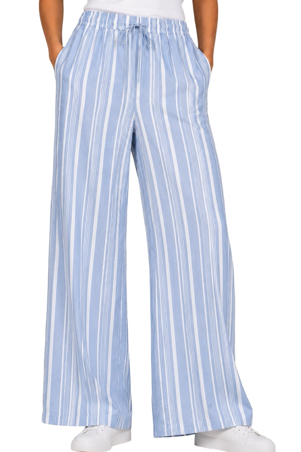 Pantaloni palazzo a righe
