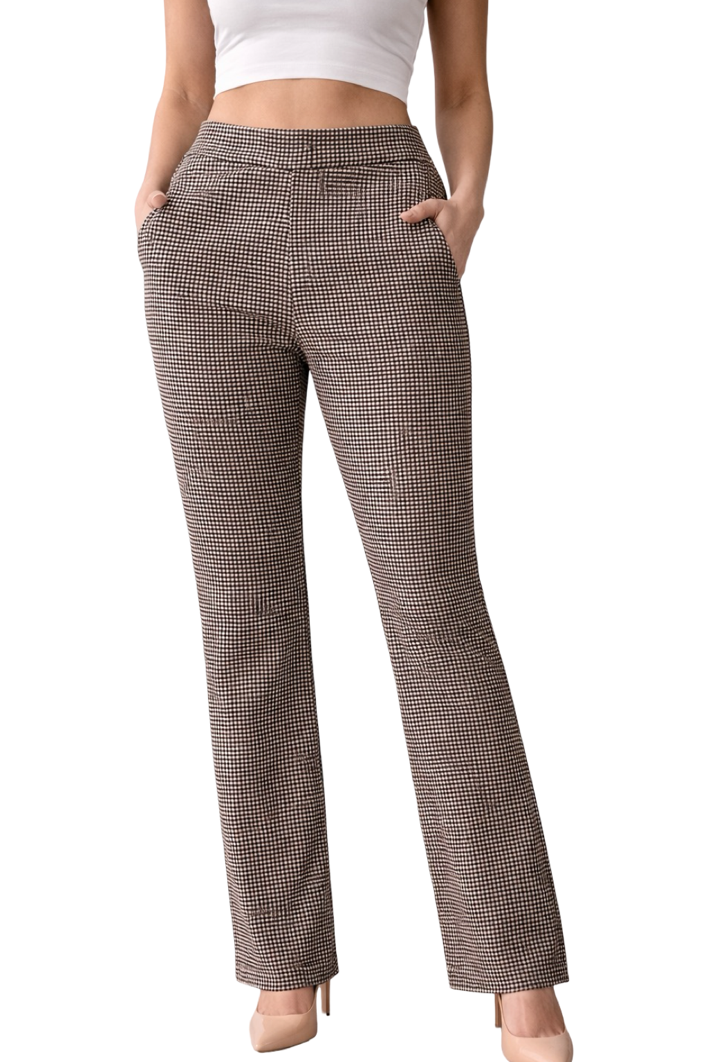 Pantaloni Classici Quadri