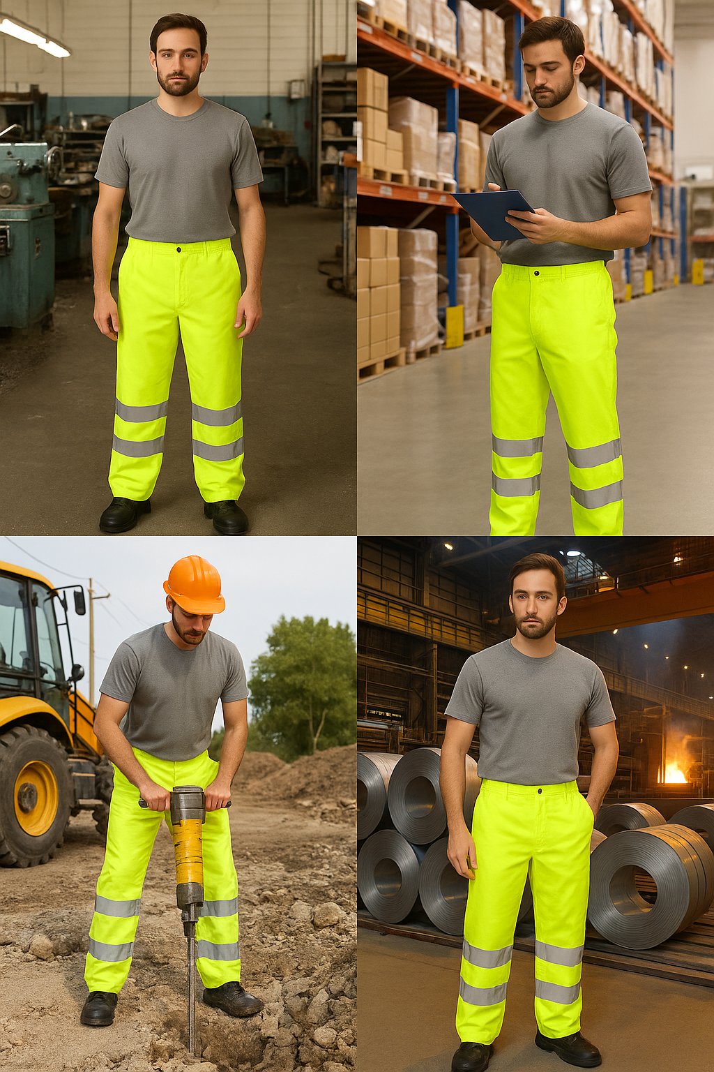 Pantaloni da Lavoro Alta Visibilità