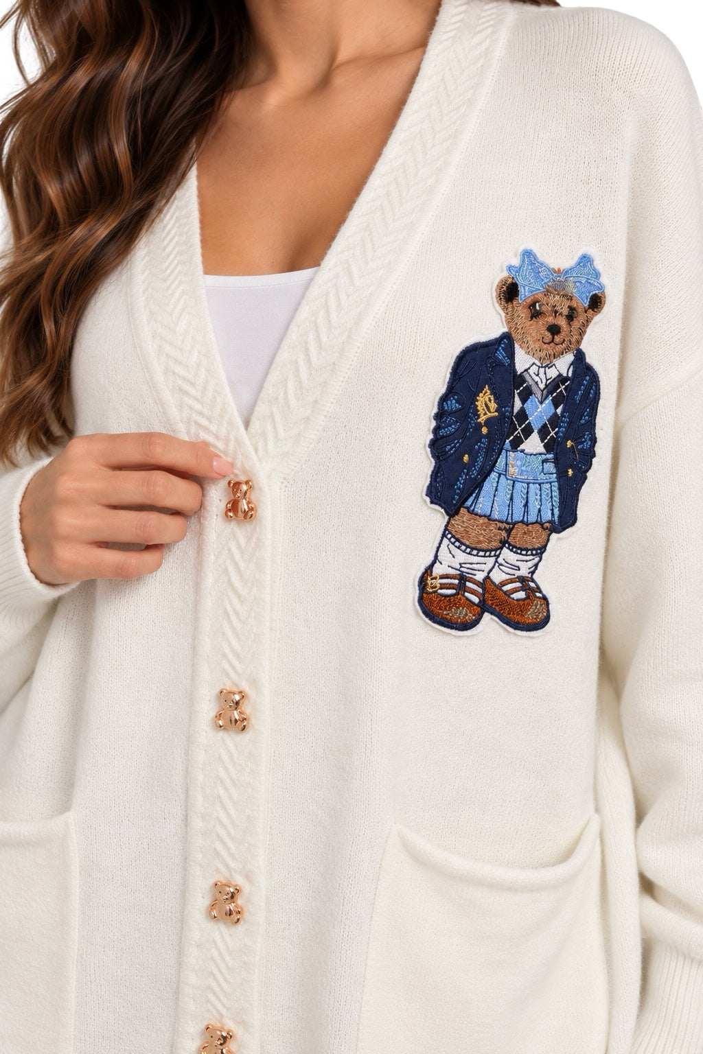 Cardigan Lungo Teddy