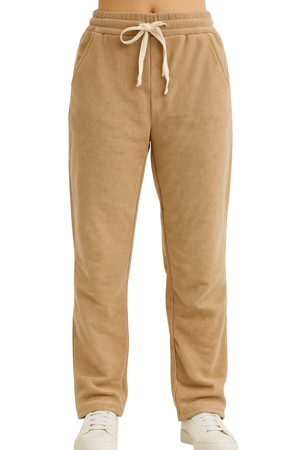 Pantaloni a costine in velluto