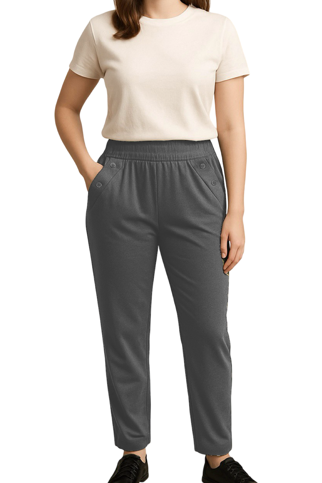Pantaloni Basic con elastico