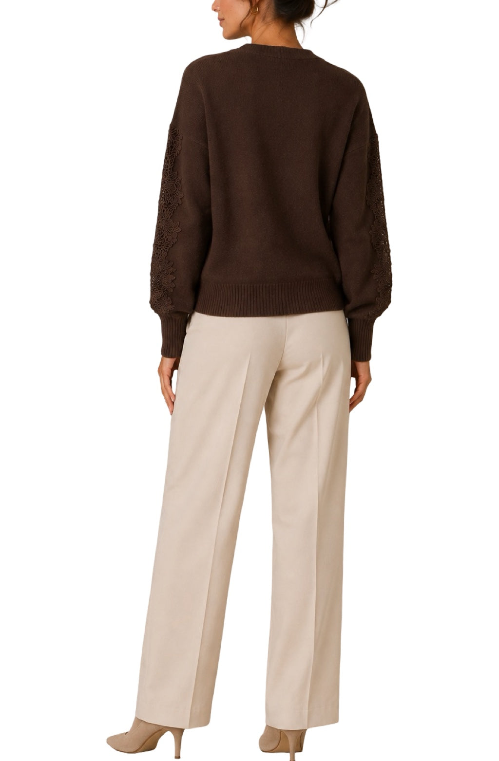 Cardigan Chic Maniche in Pizzo