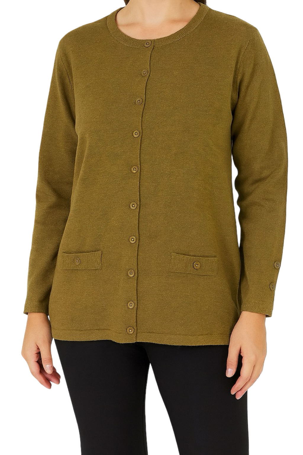 Cardigan Girocollo