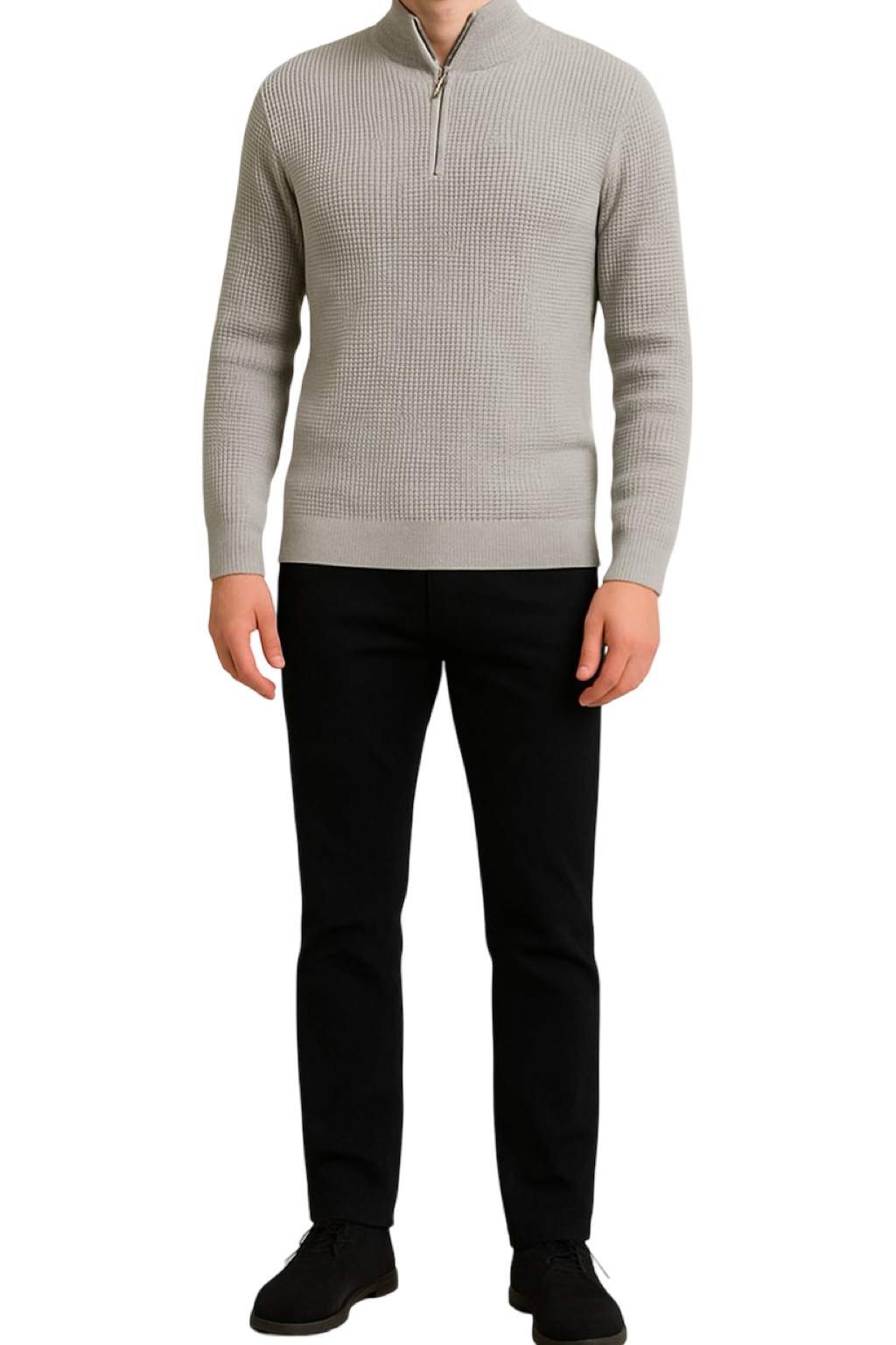 Maglione Mezza Zip Uomo