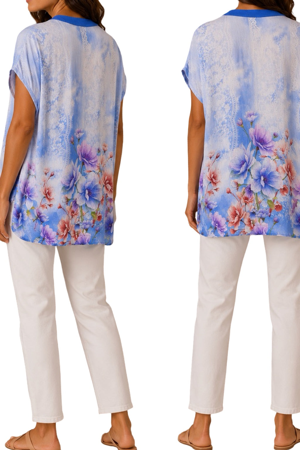 Blusa con brillantini