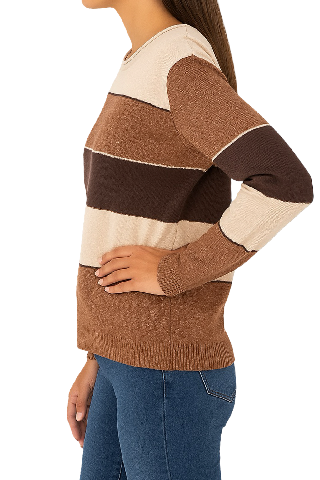 Maglia Righe Glitter