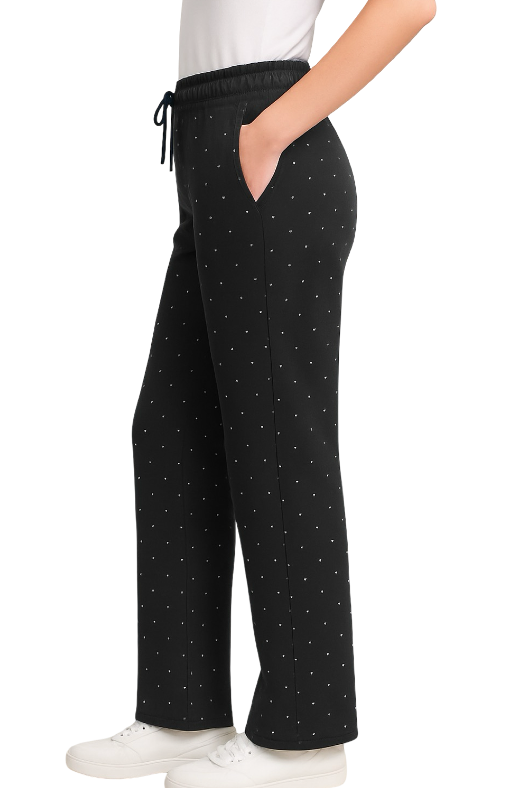 Pantaloni Felpati brillantini