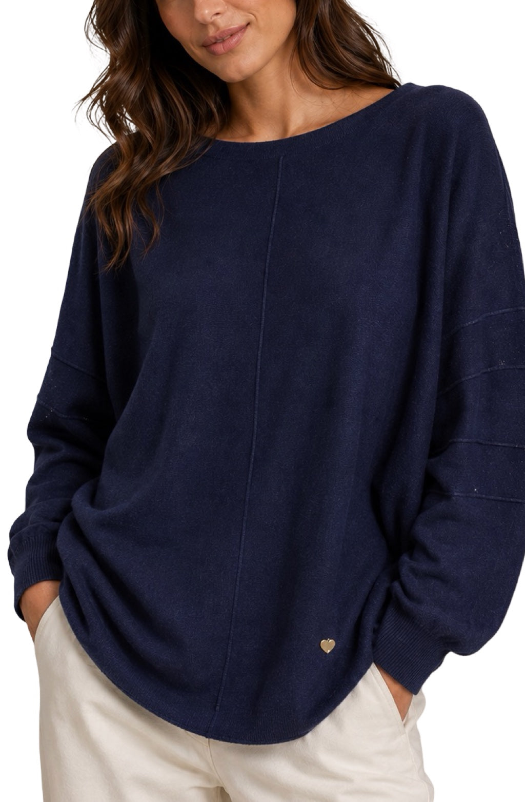 Maglia con Paillettes sulle maniche