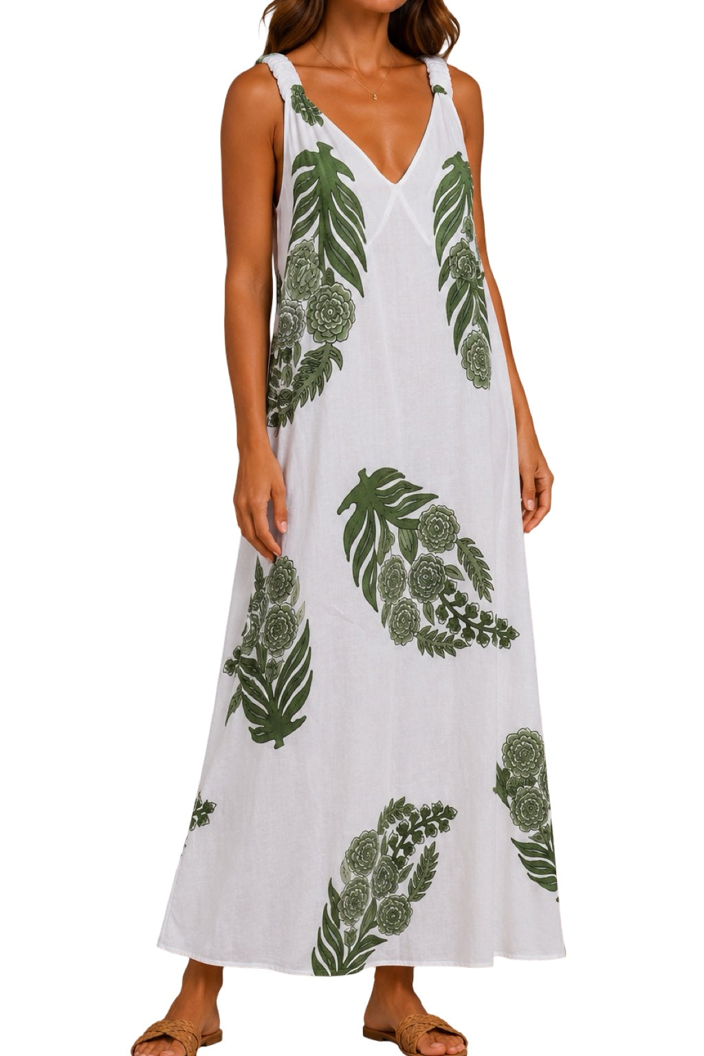 Vestito Spallina Arricciata