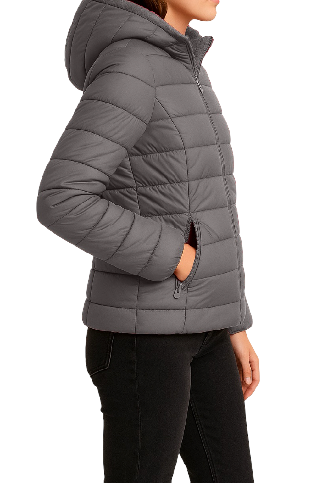 Giubbotto Double-face Pelliccia