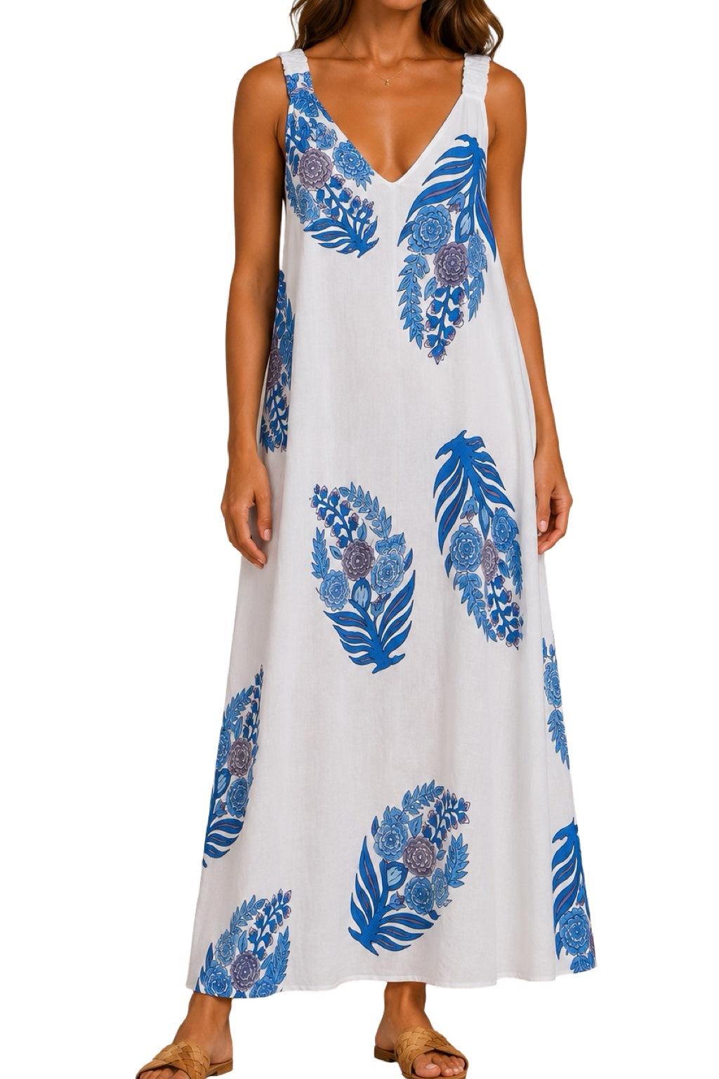 Vestito Spallina Arricciata