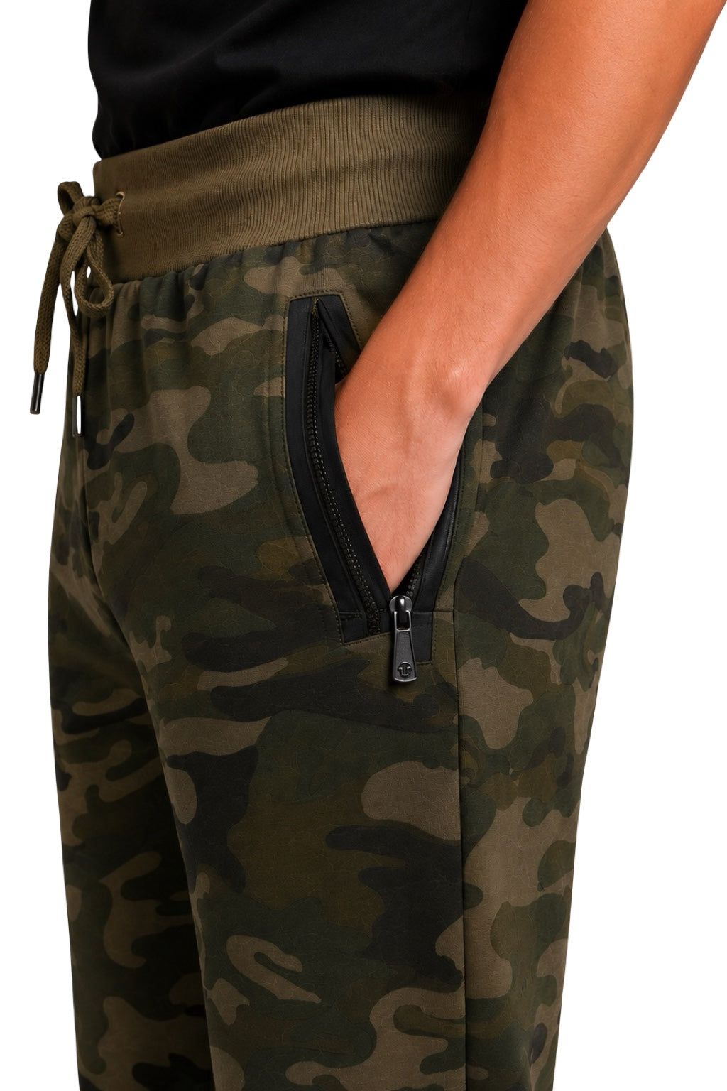 Pantaloni Uomo mimetici con zip