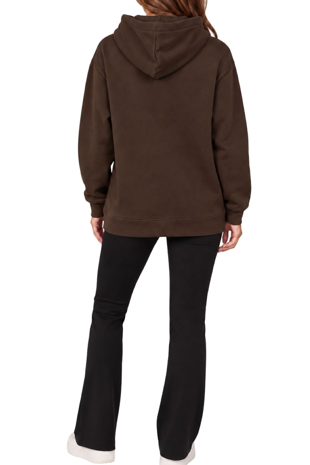 Felpa con zip e cappuccio Donna