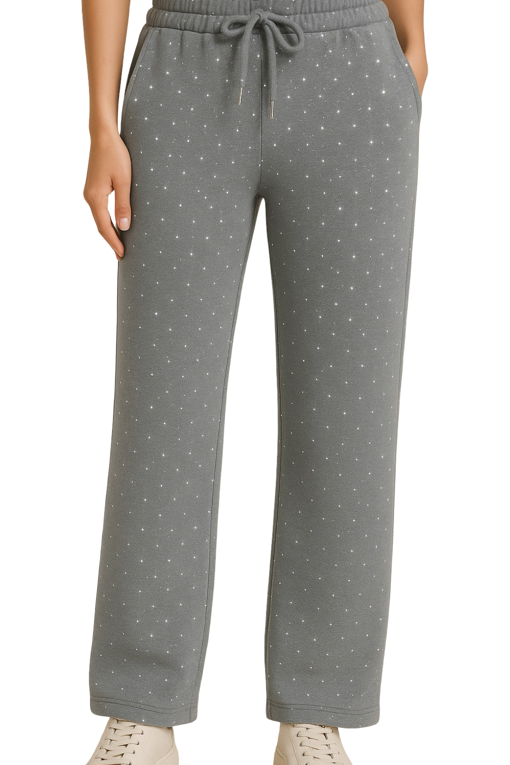 Pantaloni Felpati brillantini