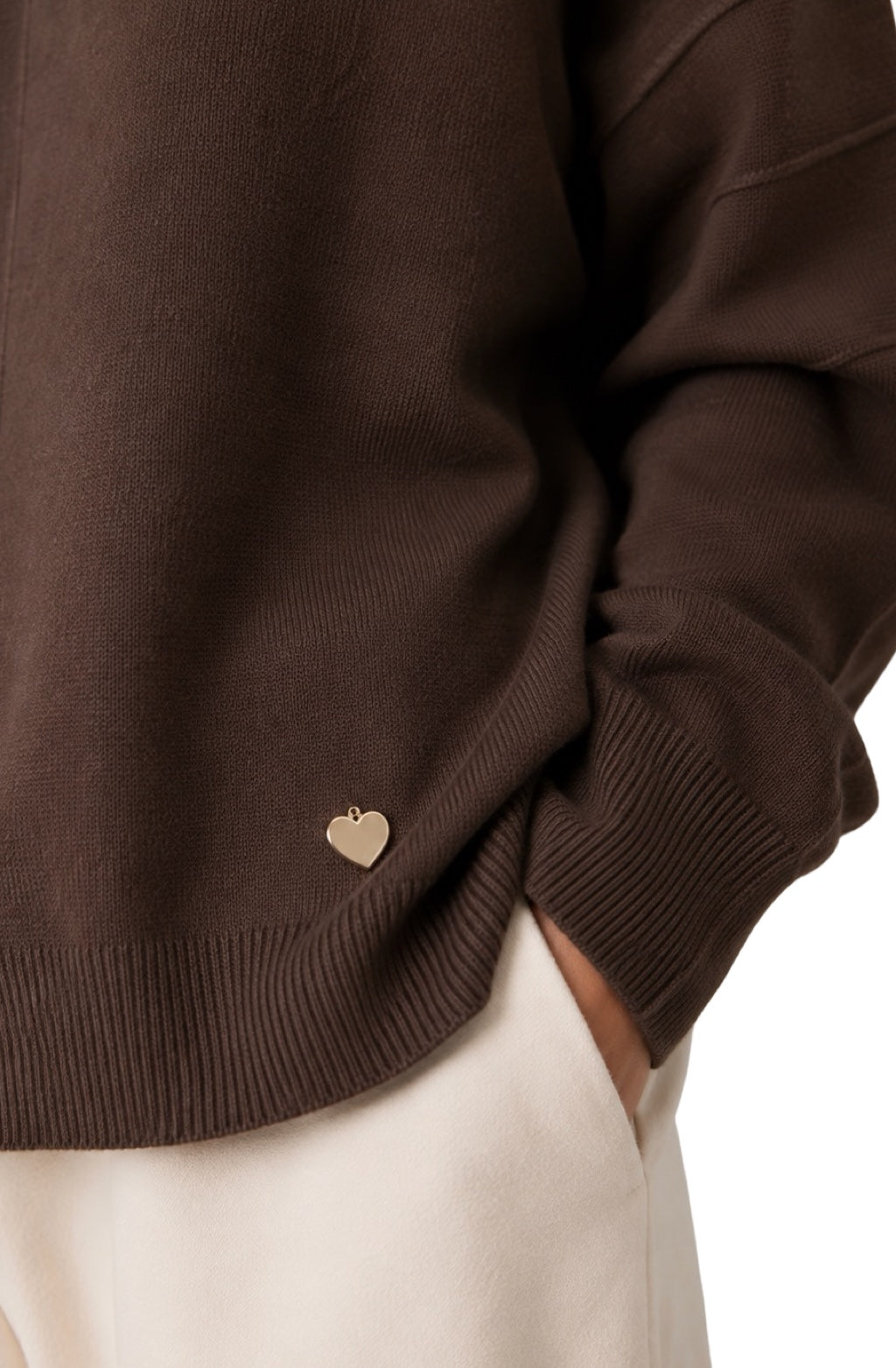 Maglia con Paillettes sulle maniche