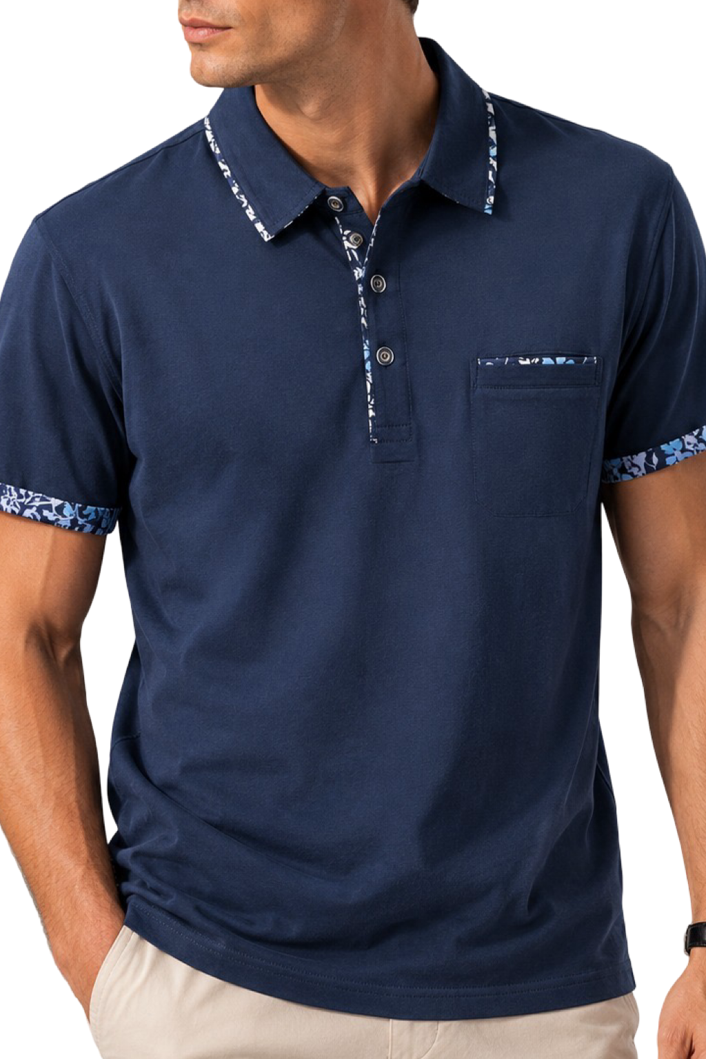 Polo Uomo Bordino Fantasia