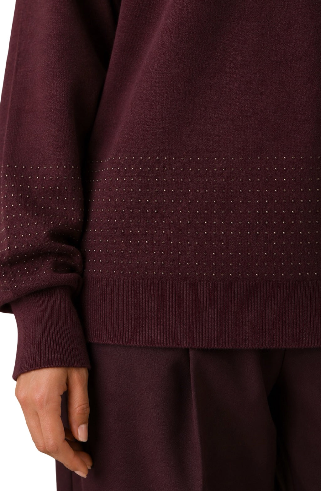 Maglia Lunga Fascia Paillettes