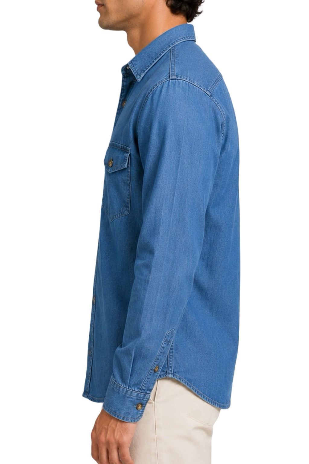 Camicia Jeans Uomo Chiara