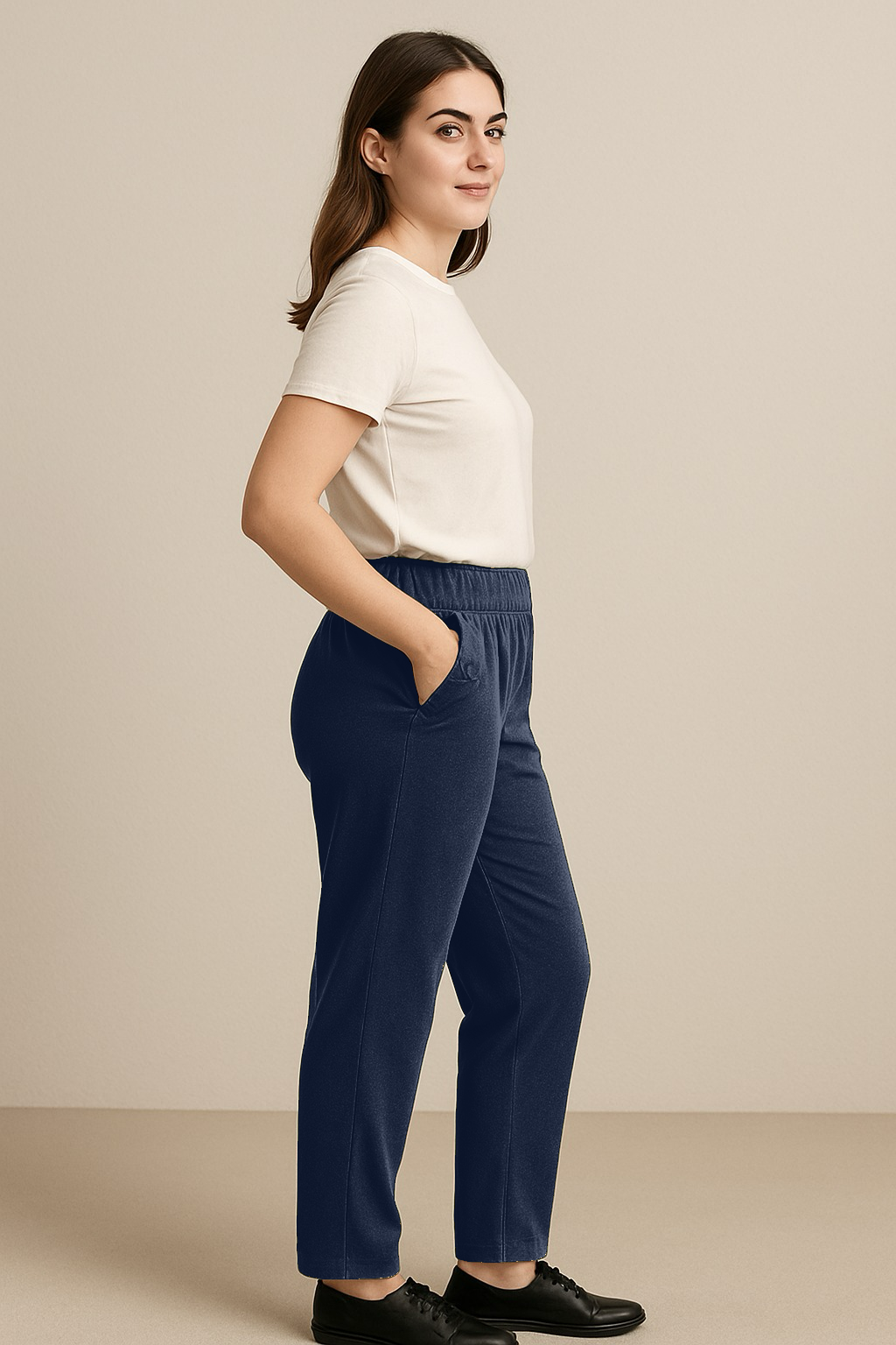 Pantaloni Basic con elastico