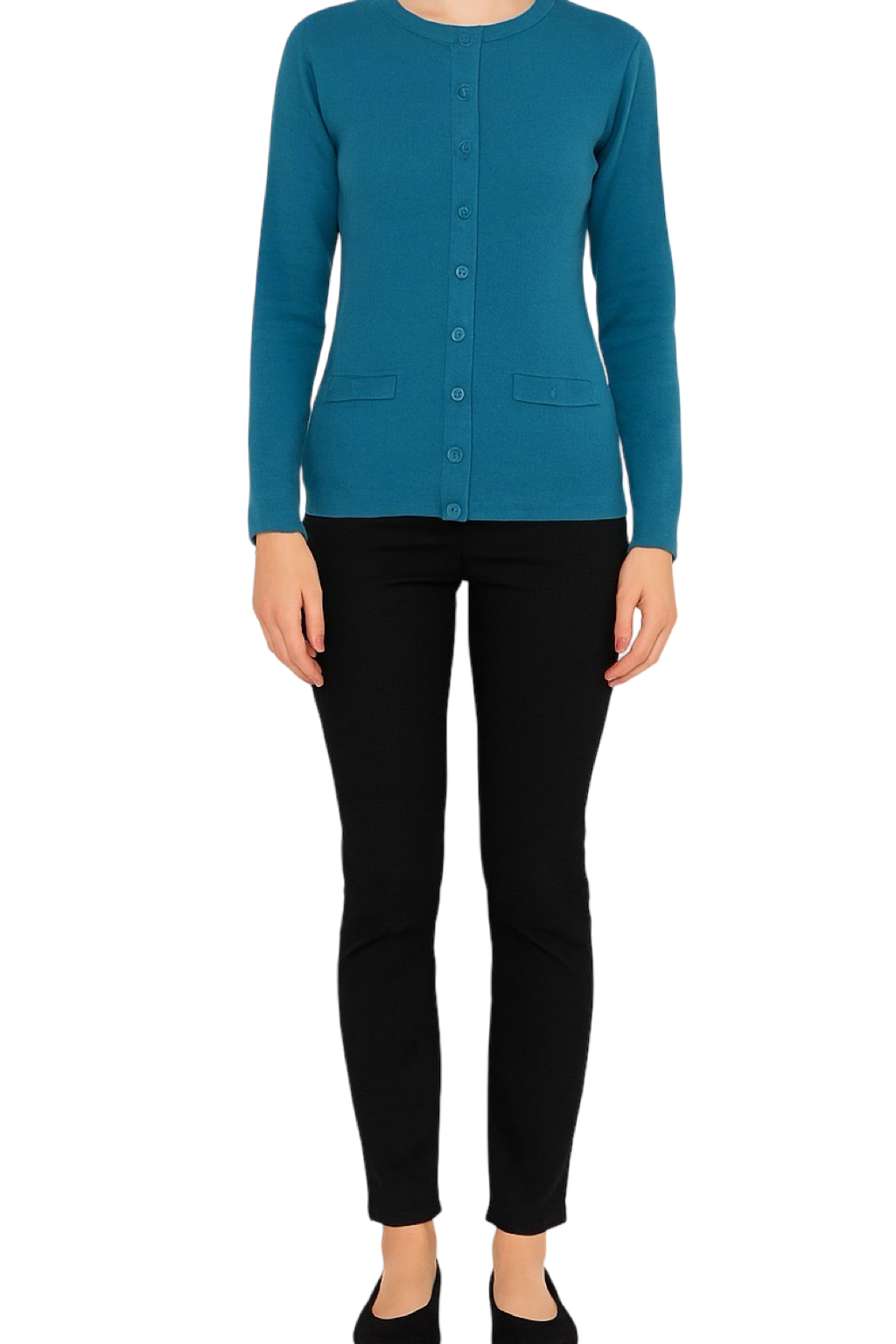 Cardigan Girocollo
