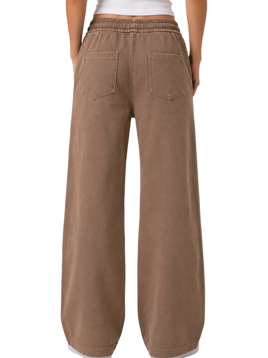 Pantaloni con elastico in vita